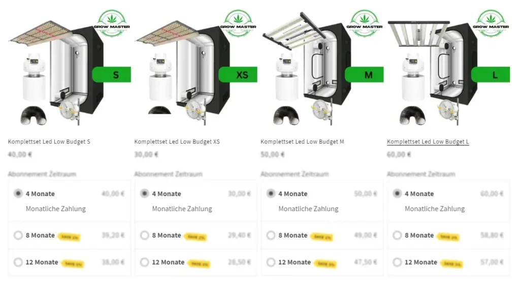 Innovative Mietlösungen für Cannabis-Anbau: Entdecke die Vorteile von Grow-Master.de